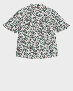 Blouses & Chemises|Comptoir des Cotonniers Blouse Imprimee 7300D 119 Print Blue