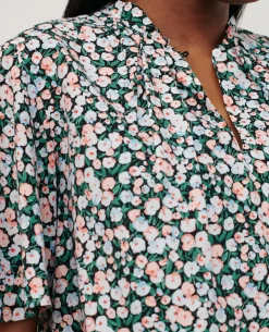 Blouses & Chemises|Comptoir des Cotonniers Blouse Imprimee 7300D 119 Print Blue