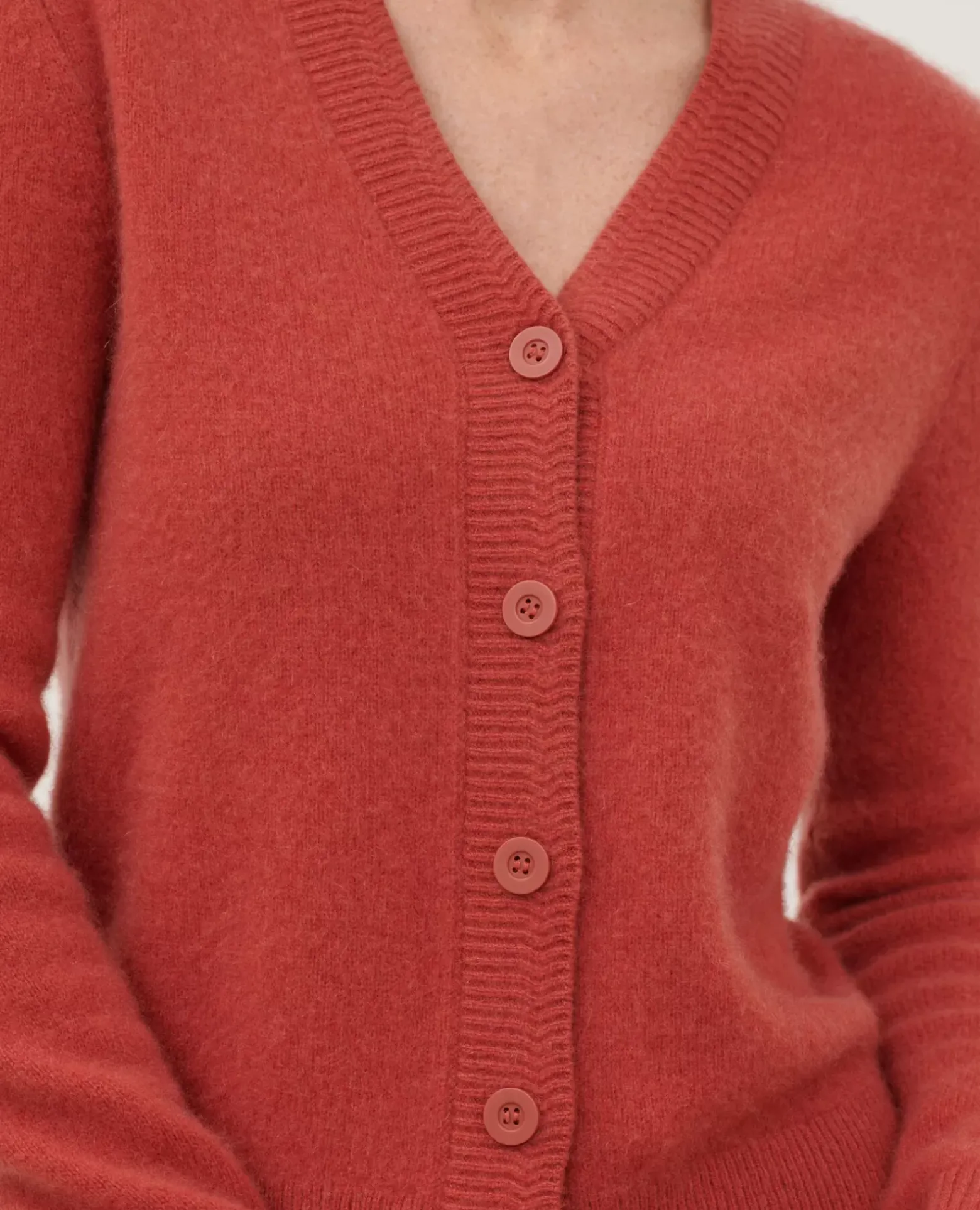 Maille|Comptoir des Cotonniers Cardigan En Cachemire 8830 16 Red
