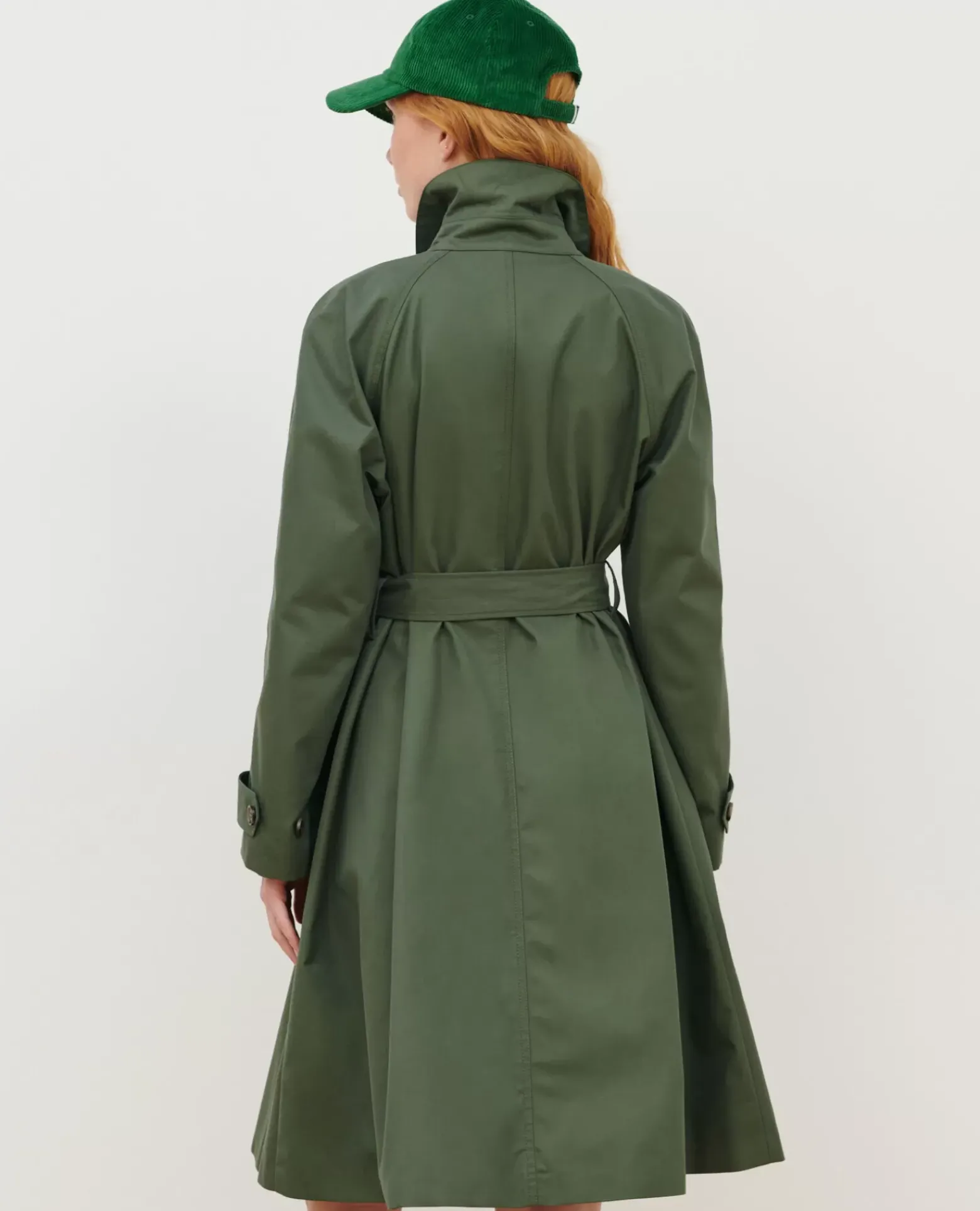 Vestes & Trenchs|Comptoir des Cotonniers Catherine - Trench Ample 0571 Thyme Green