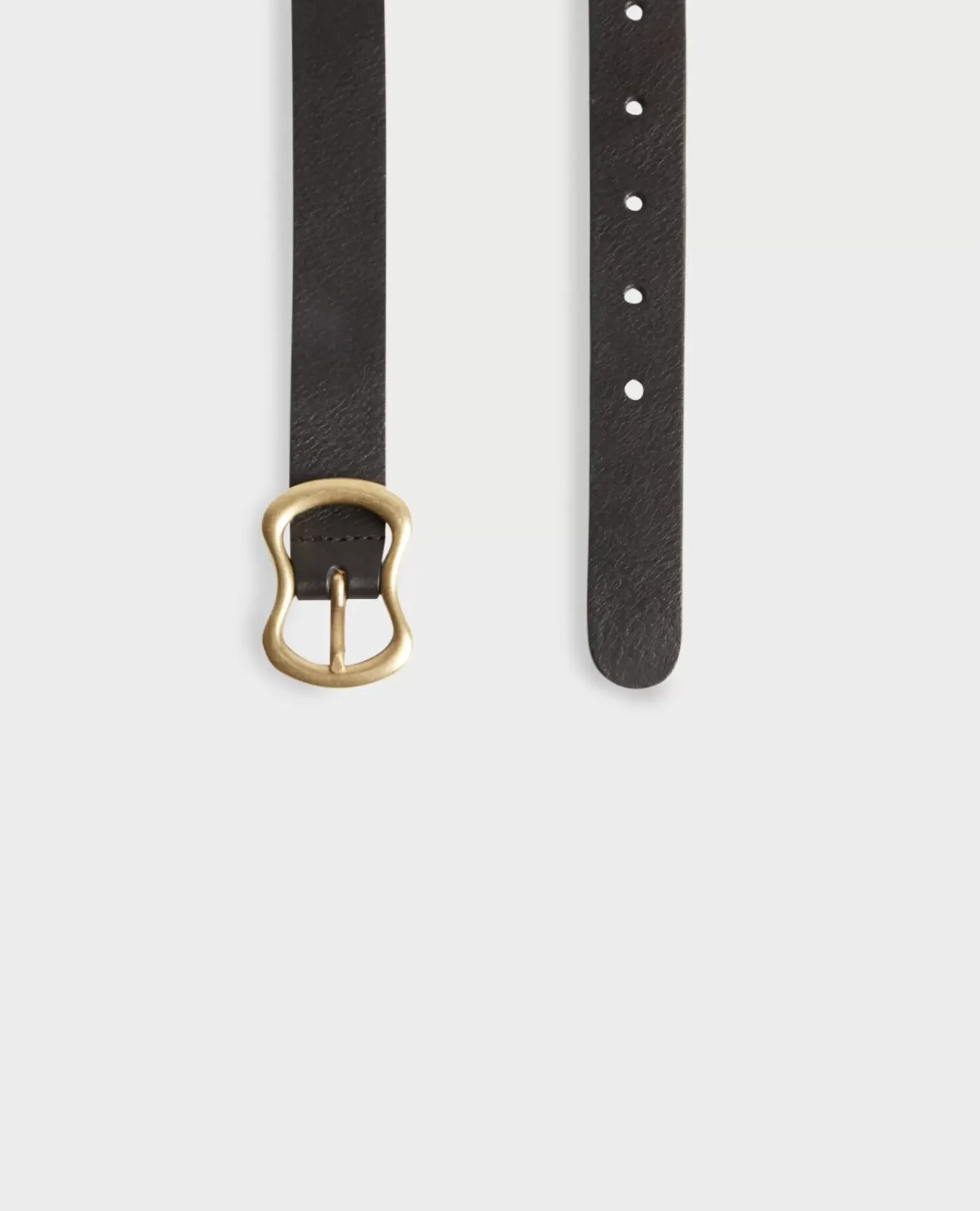 Ceintures|Comptoir des Cotonniers Ceinture Fine En Cuir 8853 09 Black