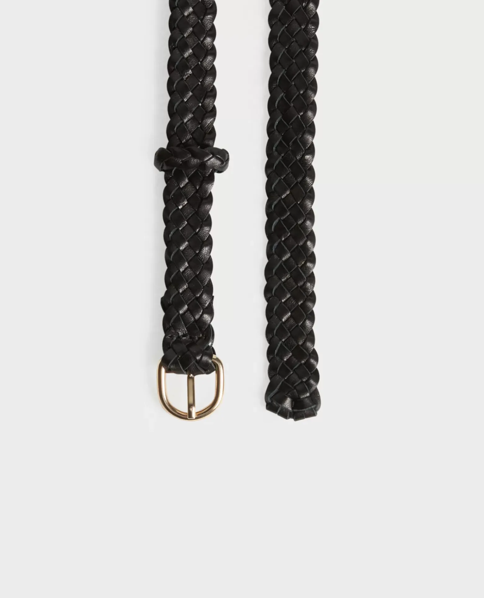 Ceintures|Comptoir des Cotonniers Ceinture Fine En Cuir 09 Black
