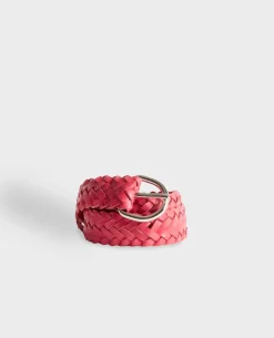 Ceintures|Comptoir des Cotonniers Ceinture Fine Tressee En Cuir 0134 Spritz