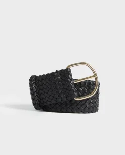 Ceintures|Comptoir des Cotonniers Ceinture Large En Cuir 09 Black