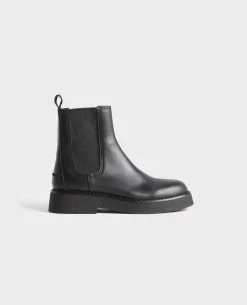 Chaussures|Comptoir des Cotonniers Chelsea Boots En Cuir 4216 Black_Beauty