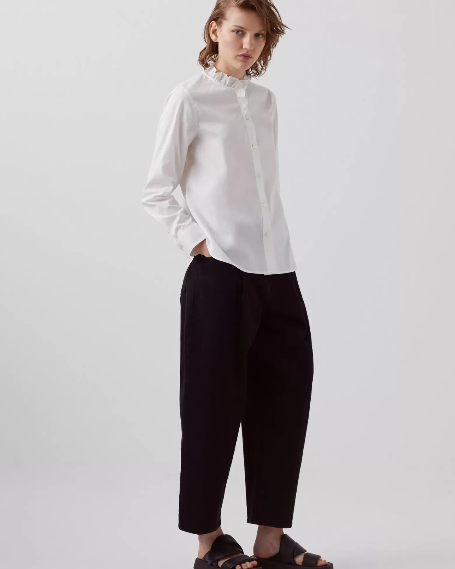 Blouses & Chemises|Comptoir des Cotonniers Chemise En Coton 4235 Optical White