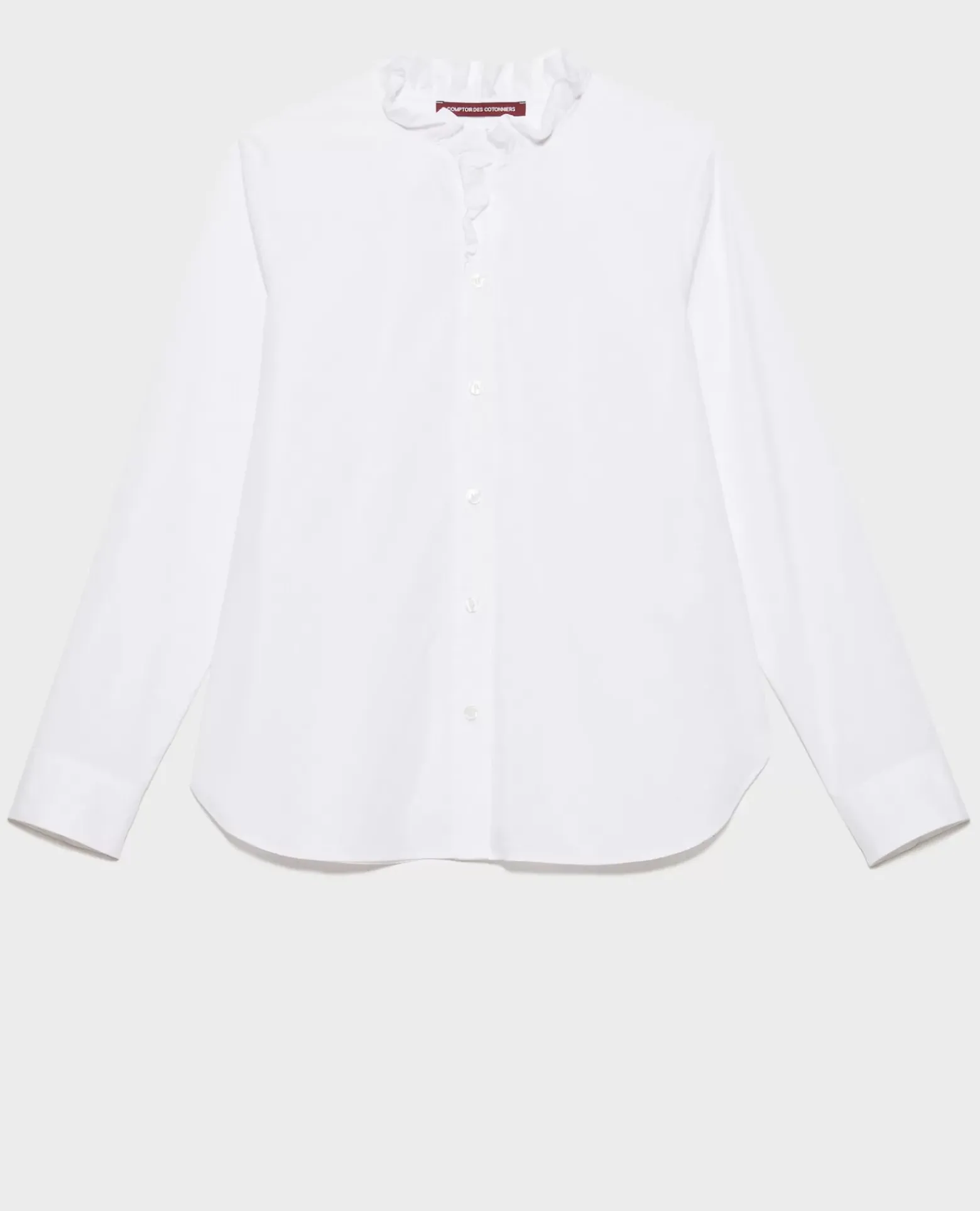 Blouses & Chemises|Comptoir des Cotonniers Chemise En Coton 4235 Optical White
