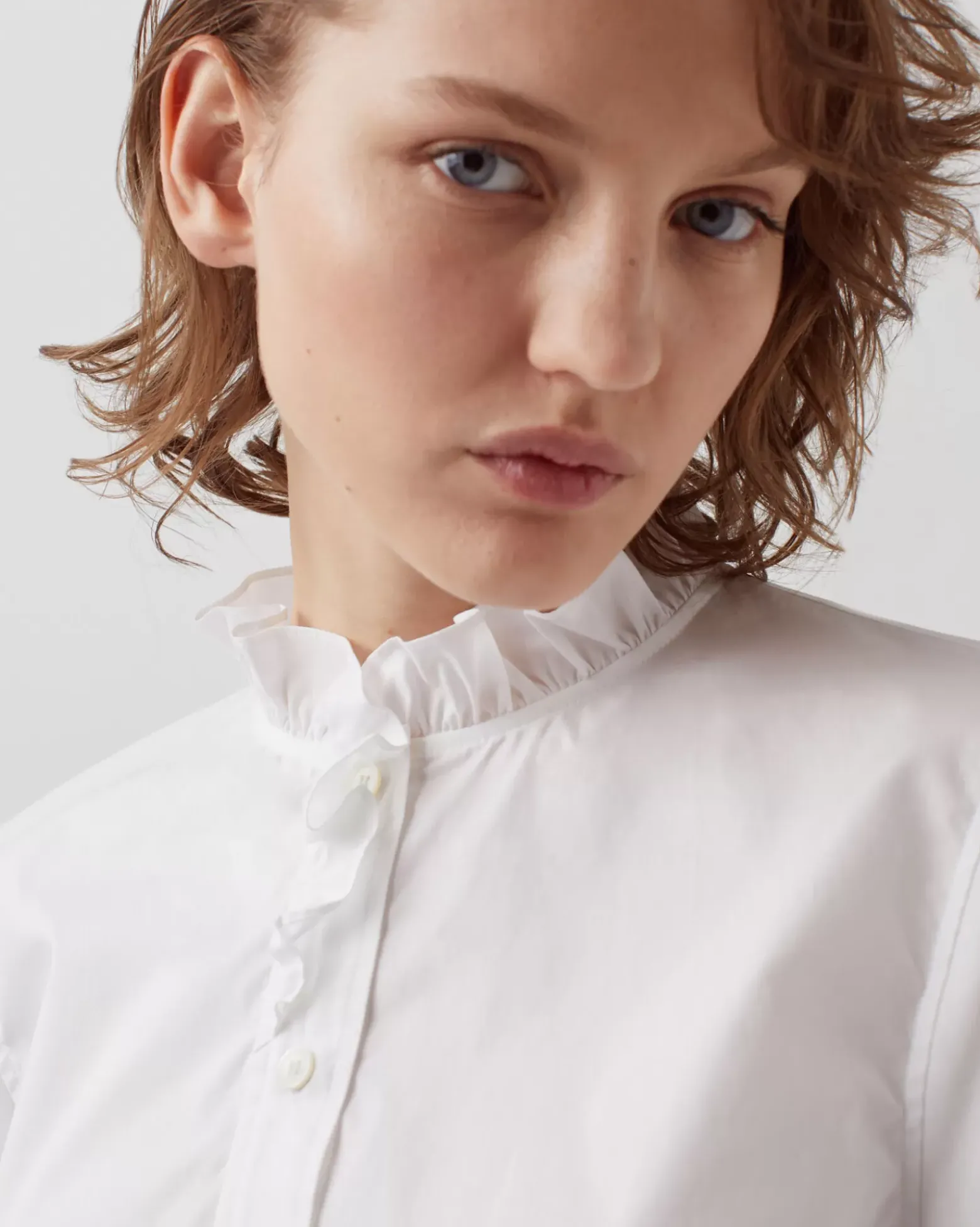 Blouses & Chemises|Comptoir des Cotonniers Chemise En Coton 4235 Optical White