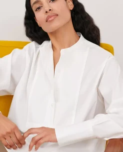 Blouses & Chemises|Comptoir des Cotonniers Chemise En Coton 4235 Optical White