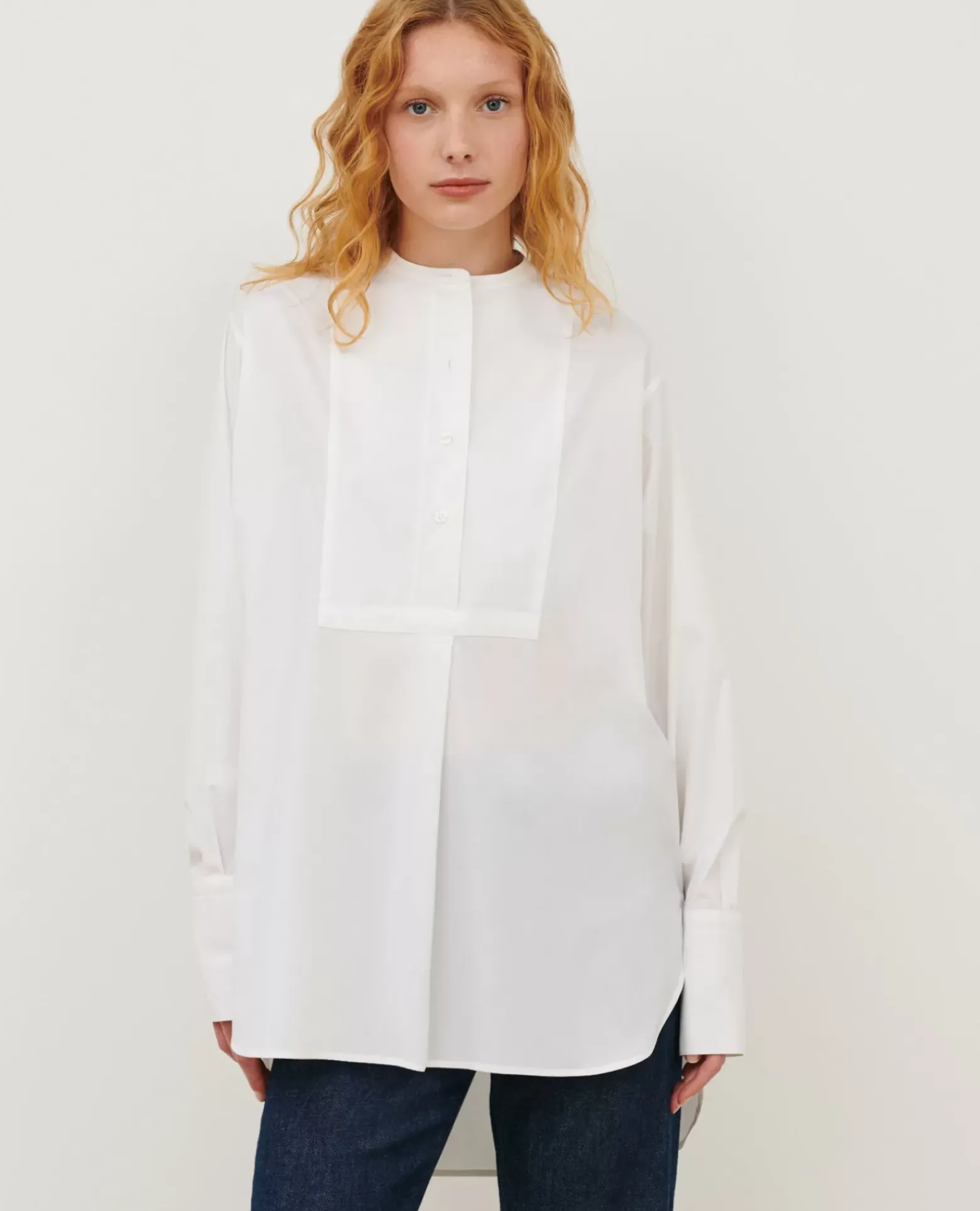 Blouses & Chemises|Comptoir des Cotonniers Chemise En Coton 4235 Optical White