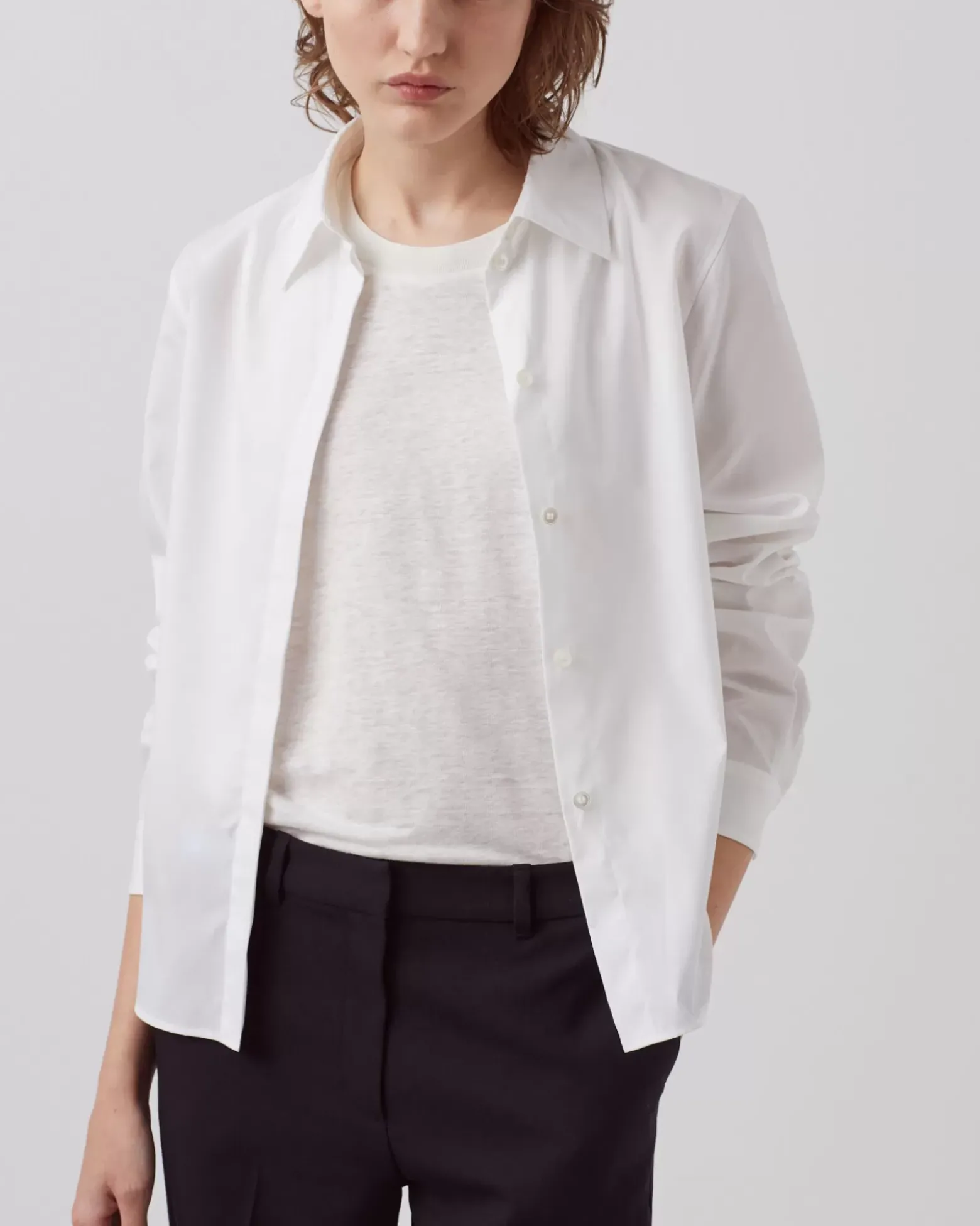 Blouses & Chemises|Comptoir des Cotonniers Chemise En Coton 8885 00 White