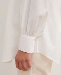 Blouses & Chemises|Comptoir des Cotonniers Chemise Tunique En Coton 0007 White