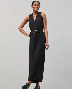 Pantalons|Comptoir des Cotonniers Combinaison Fluide 09 Black