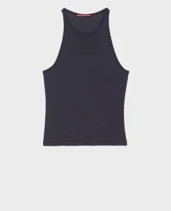 Tops|Comptoir des Cotonniers Debardeur En Coton 0693 Navy