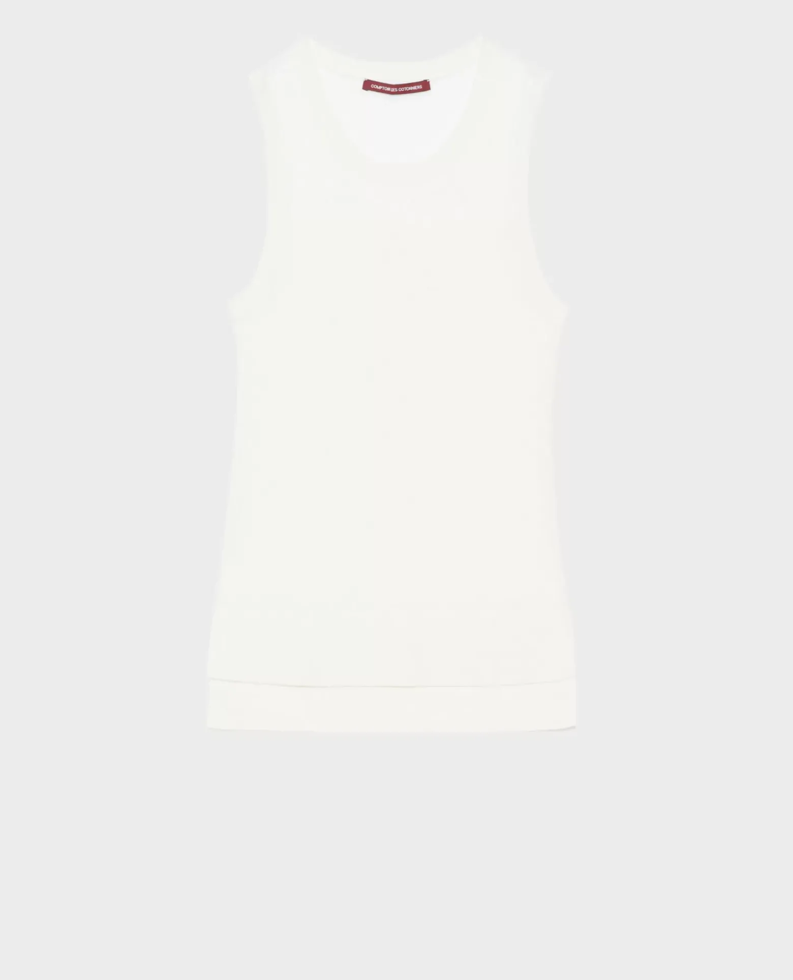 Tops|Comptoir des Cotonniers Debardeur En Coton Melange 0007 White