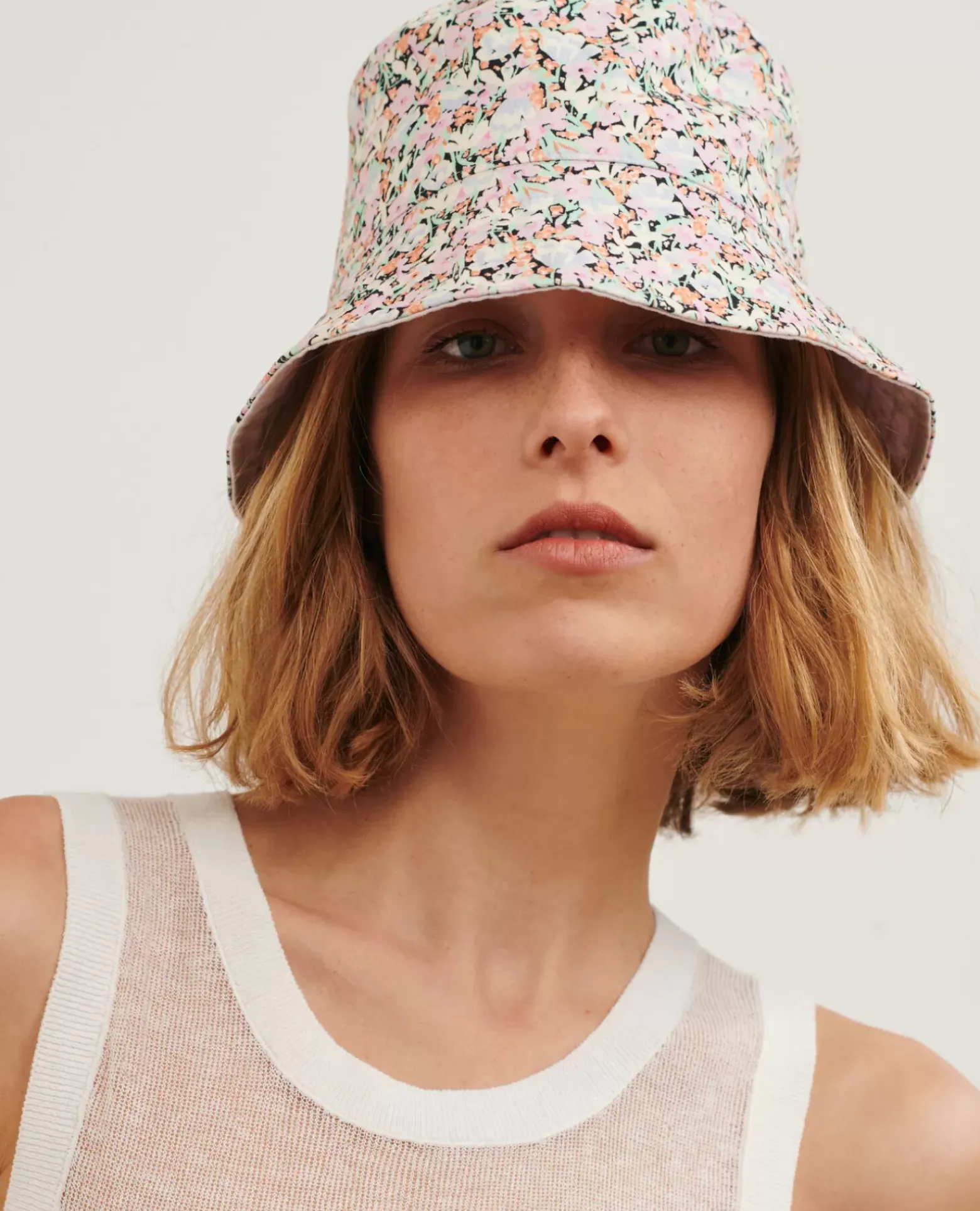 Tops|Comptoir des Cotonniers Debardeur En Coton Melange 0007 White