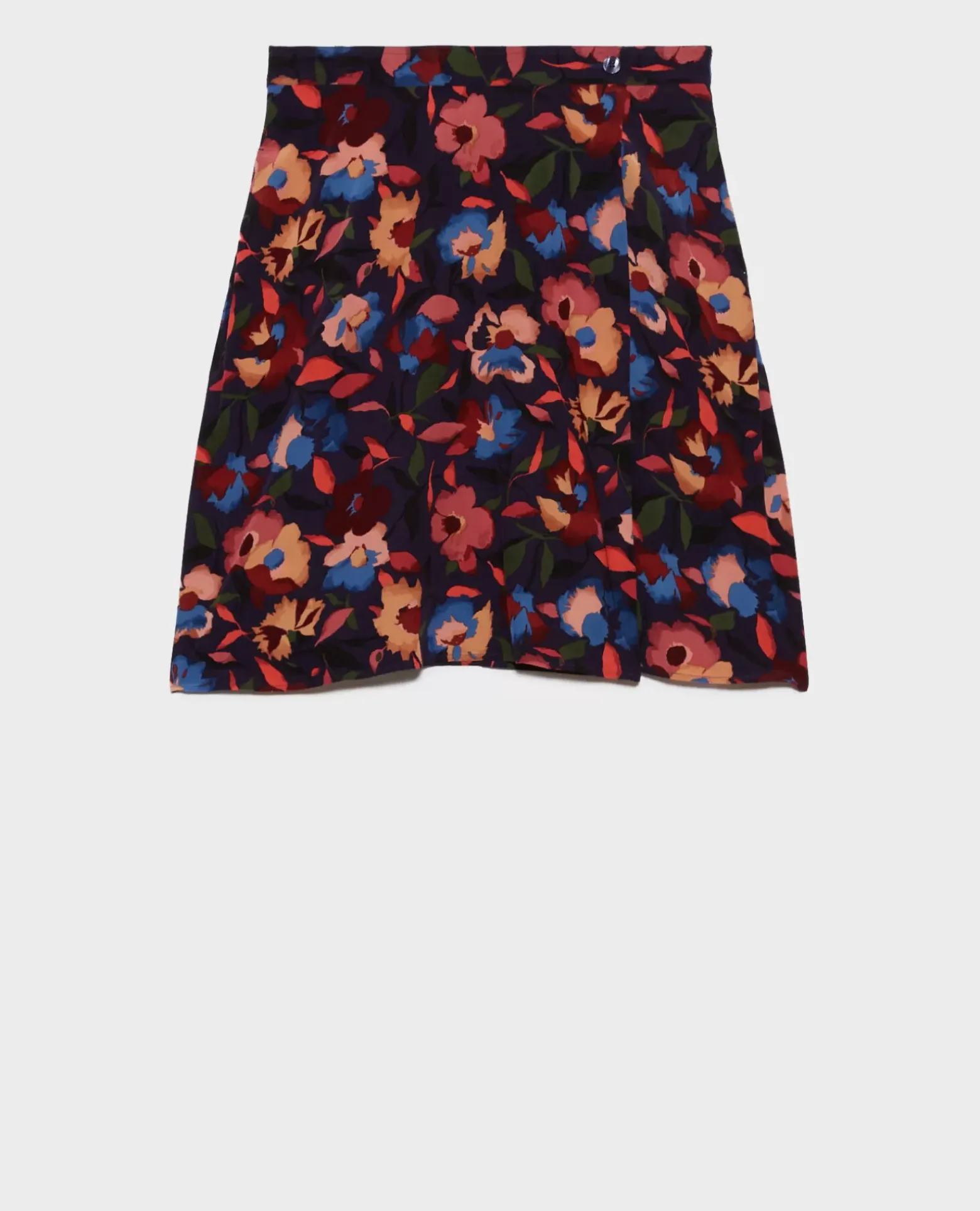 Jupes & Shorts|Comptoir des Cotonniers Jupe Courte Imprimee 8858 69 Navy Print