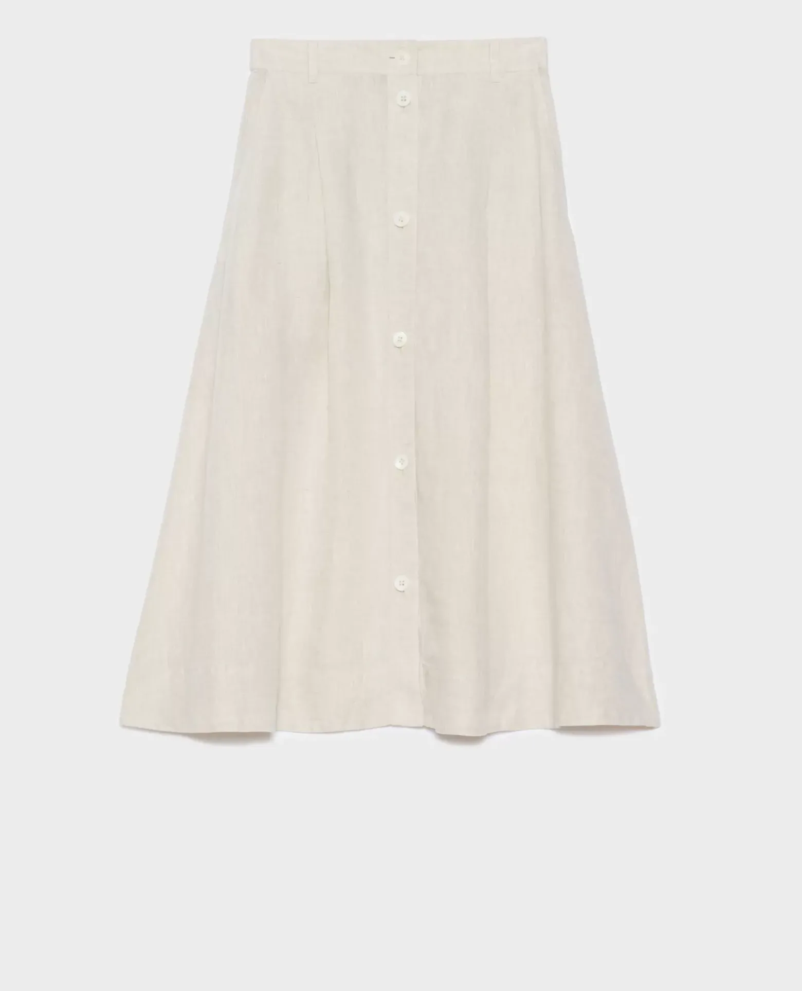 Jupes & Shorts|Comptoir des Cotonniers Jupe Midi En Lin 0305 Natural