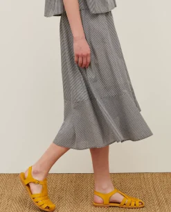 Jupes & Shorts|Comptoir des Cotonniers Jupon En Voile De Coton 7073 88_Vichy
