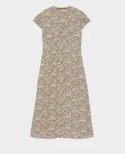 Robes|Comptoir des Cotonniers Ludivine - Robe Longue 0661 Zest Blue