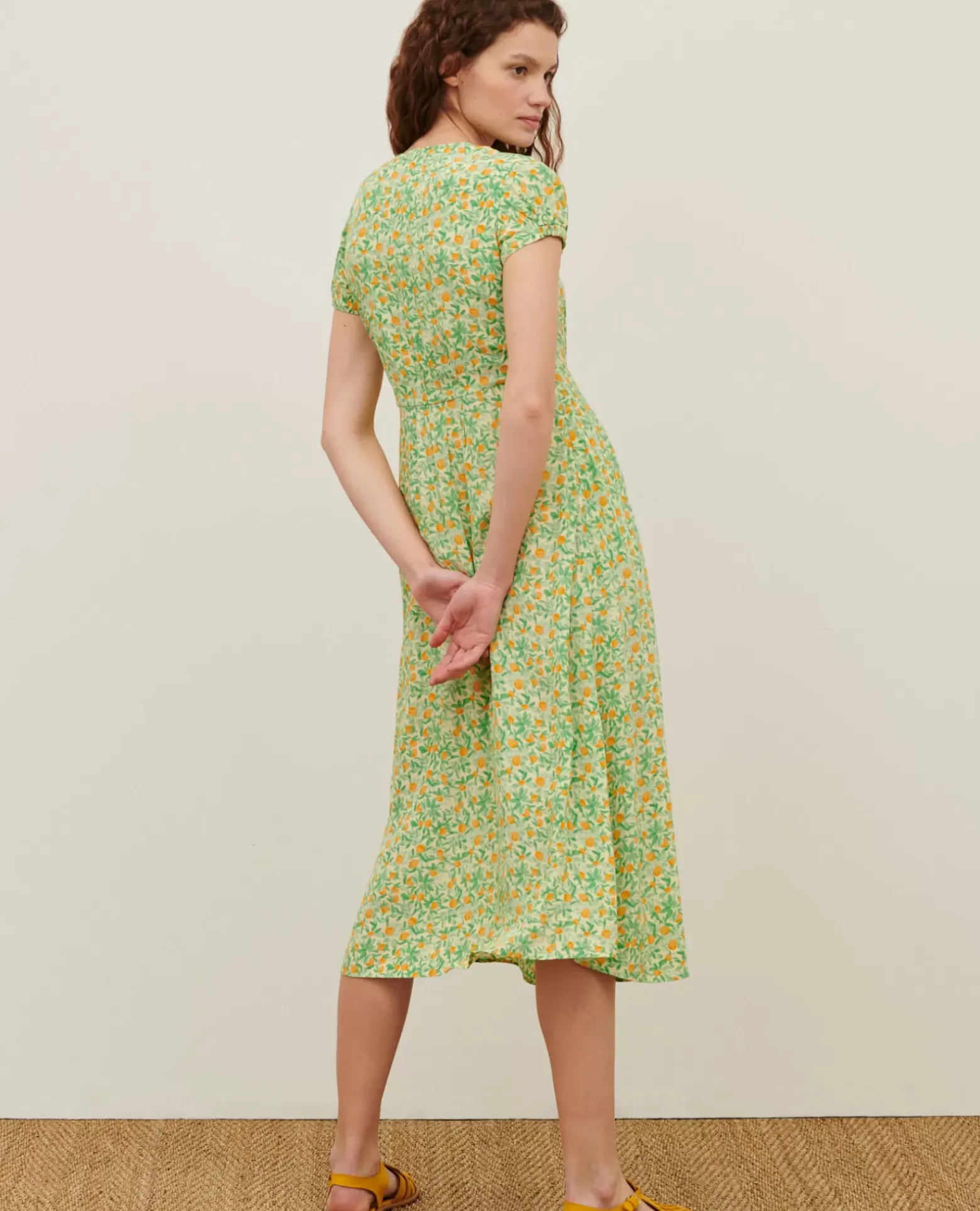 Robes|Comptoir des Cotonniers Ludivine - Robe Longue 0420 Zest Yellow