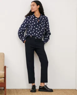 Pantalons|Comptoir des Cotonniers Marguerite - Pantalon Cigarette Black Beauty