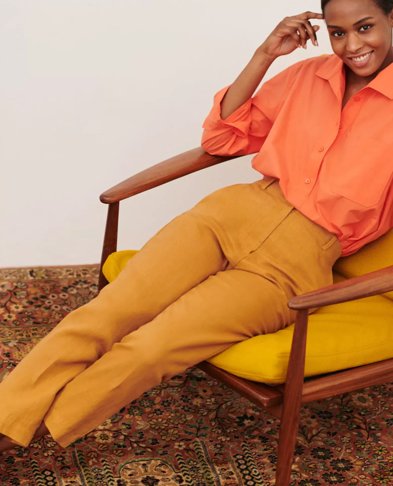 Pantalons|Comptoir des Cotonniers Marguerite - Pantalon Cigarette 36 Brown