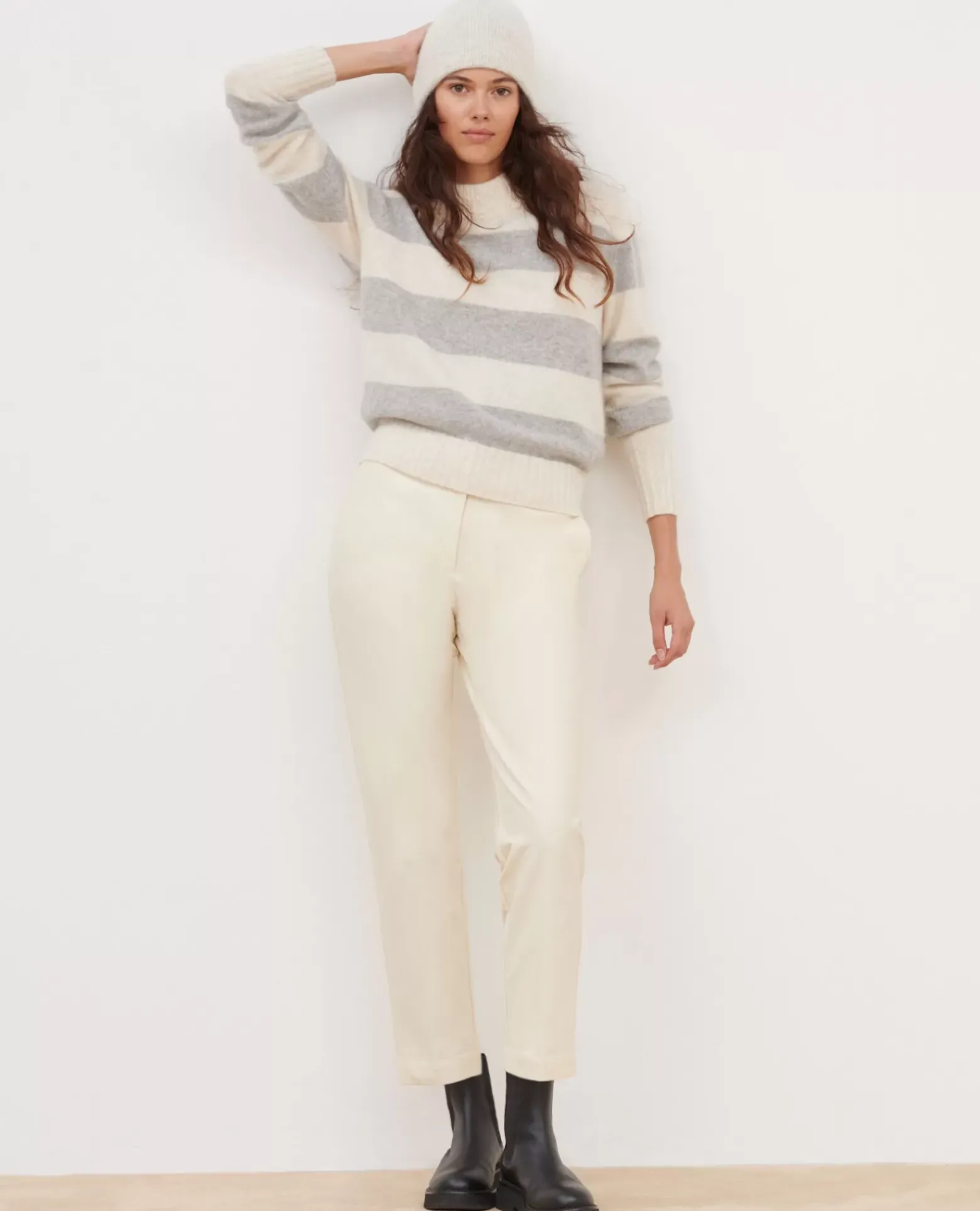 Pantalons|Comptoir des Cotonniers Marguerite - Pantalon Cigarette 4142 Ecru