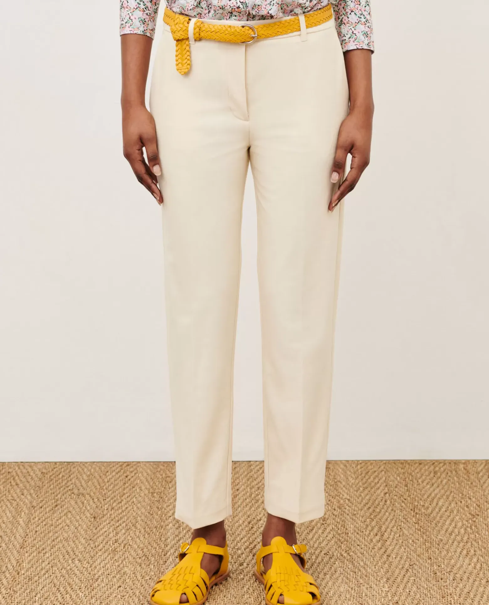 Pantalons|Comptoir des Cotonniers Marguerite - Pantalon Cigarette 4142 Ecru
