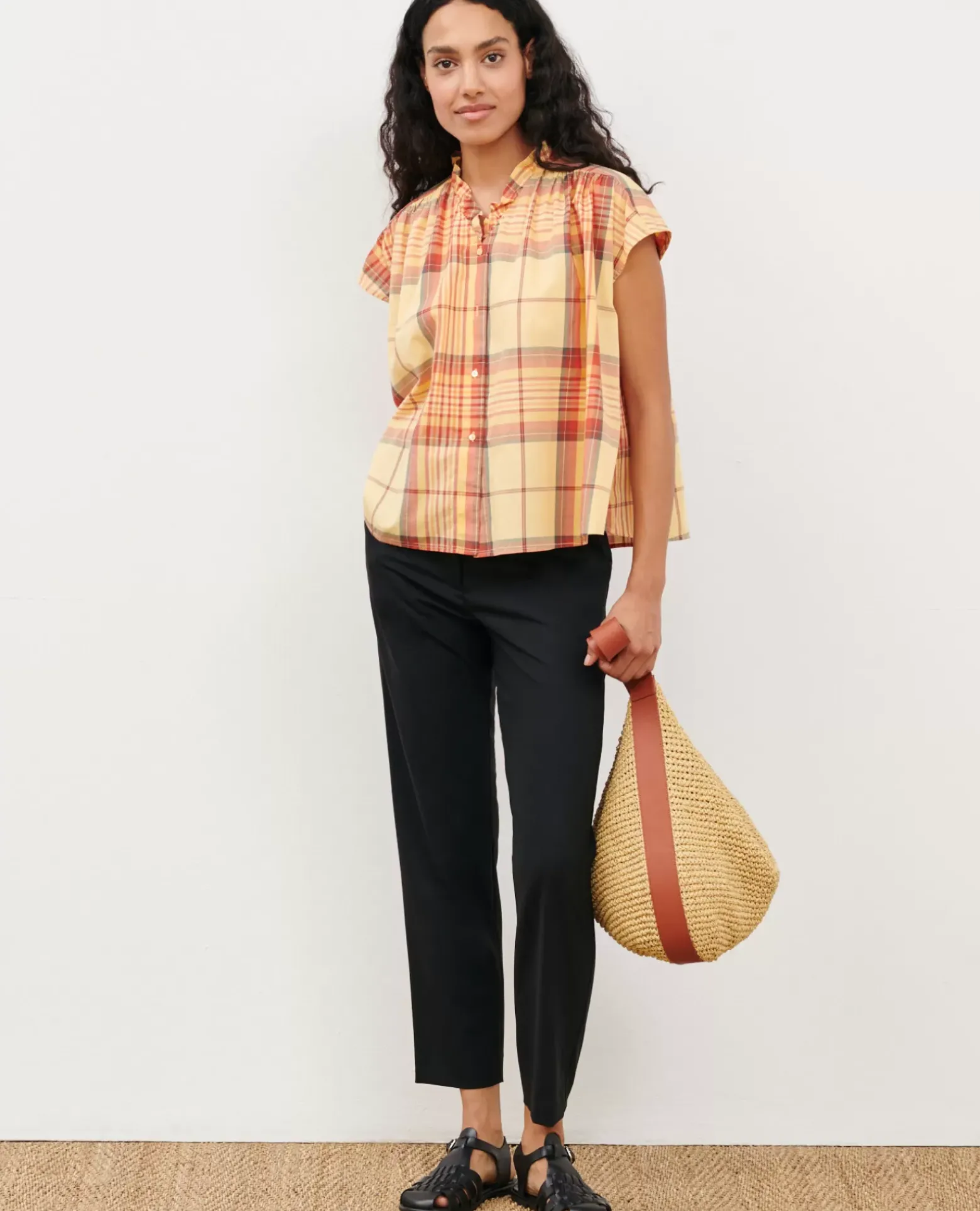 Pantalons|Comptoir des Cotonniers Marguerite - Pantalon Cigarette 7016C 09 Black