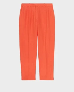 Pantalons|Comptoir des Cotonniers Marguerite - Pantalon Cigarette 0250 Tiger Lily Orange