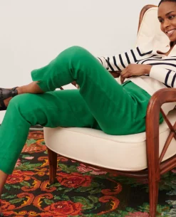 Pantalons|Comptoir des Cotonniers Marguerite - Pantalon Cigarette 0542 Pine Green