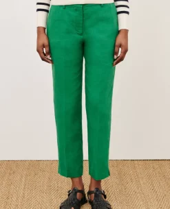 Pantalons|Comptoir des Cotonniers Marguerite - Pantalon Cigarette 0542 Pine Green