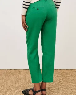 Pantalons|Comptoir des Cotonniers Marguerite - Pantalon Cigarette 0542 Pine Green