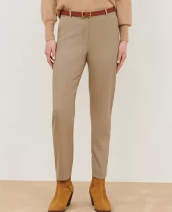 Pantalons|Comptoir des Cotonniers Marguerite - Pantalon Cigarette 0311 Beige