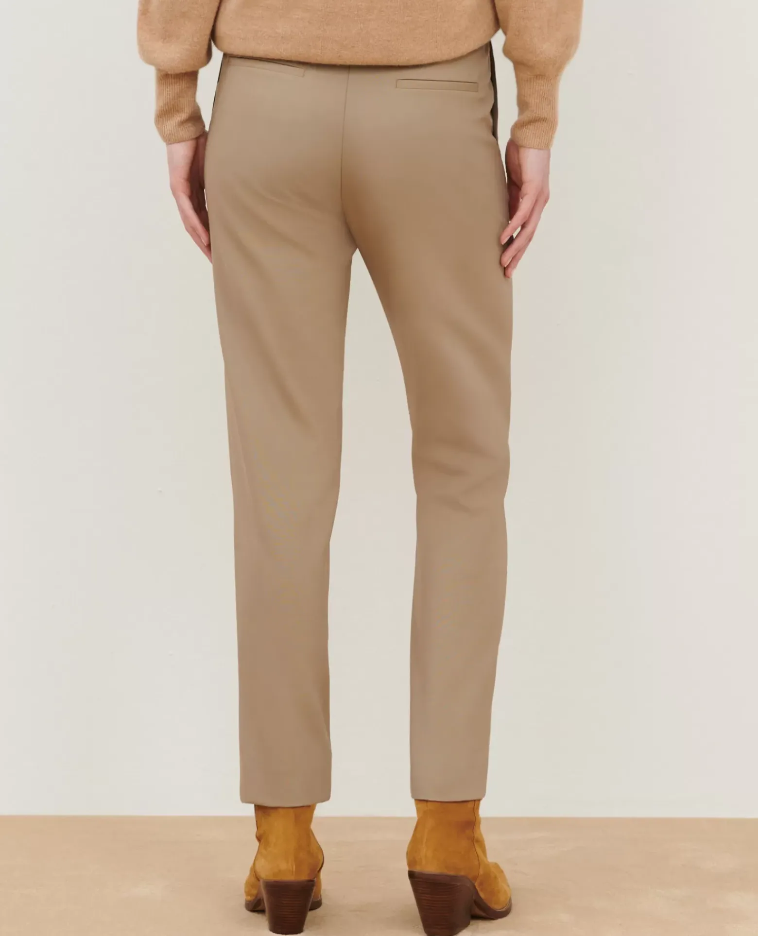 Pantalons|Comptoir des Cotonniers Marguerite - Pantalon Cigarette 0311 Beige