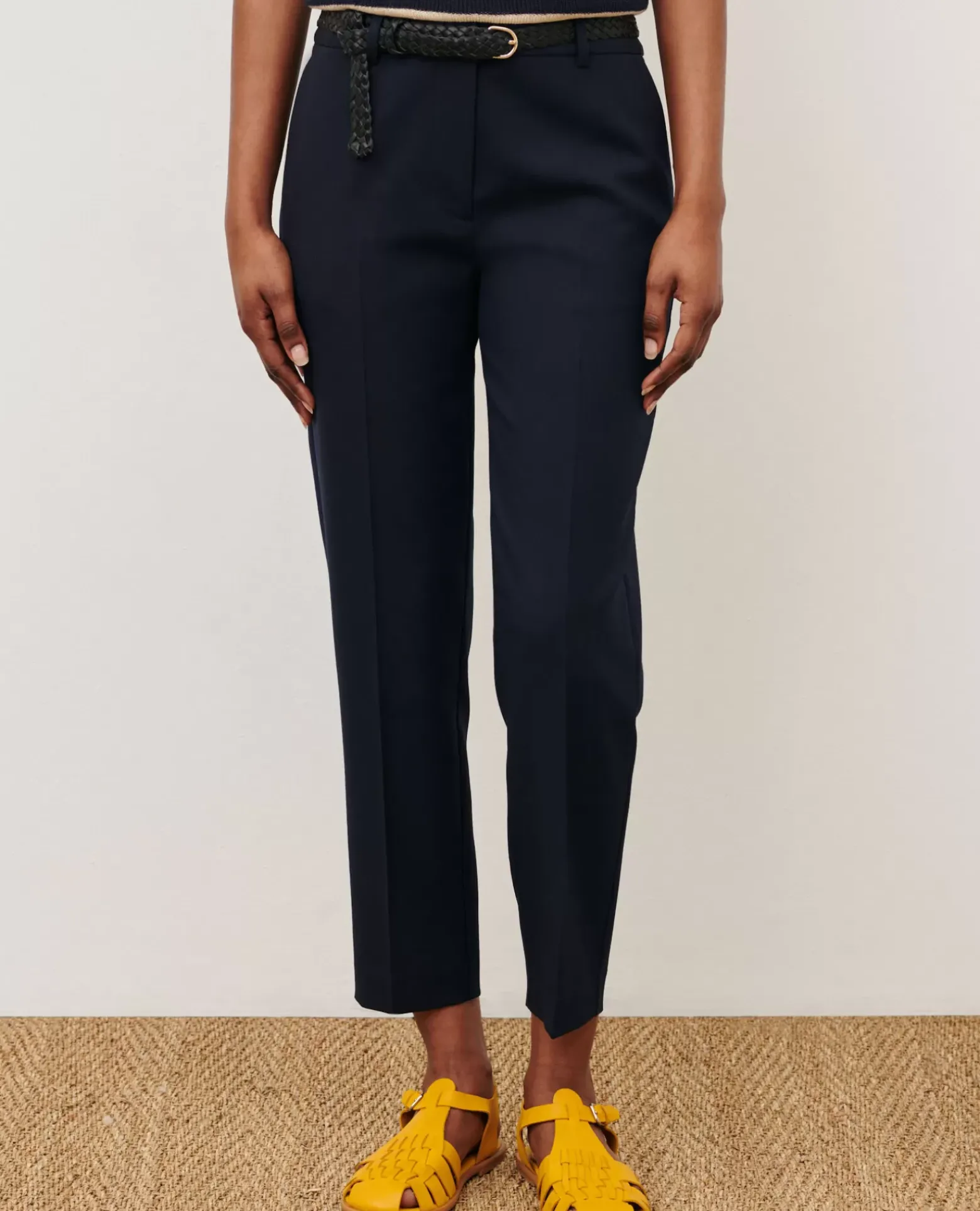 Pantalons|Comptoir des Cotonniers Marguerite - Pantalon Cigarette Night Sky