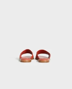 Chaussures|Comptoir des Cotonniers Pam - Sandales En Cuir 29 Dark Orange