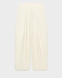 Pantalons|Comptoir des Cotonniers Peggy - Pantalon En Twill De Jersey 4142 Ecru