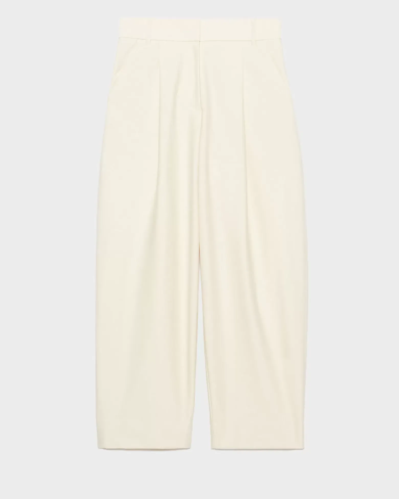 Pantalons|Comptoir des Cotonniers Peggy - Pantalon En Twill De Jersey 4142 Ecru