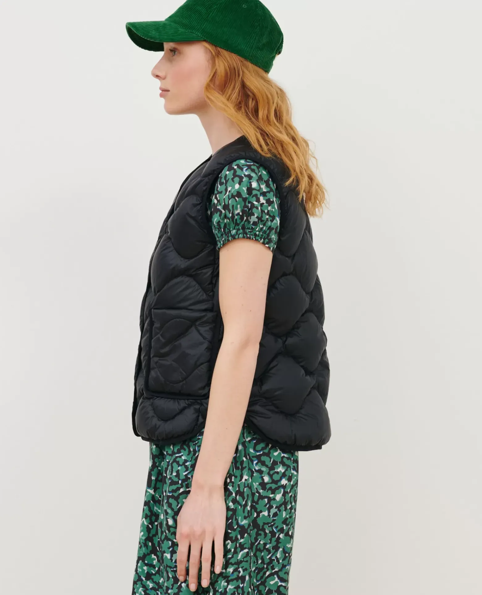 Vestes & Trenchs|Comptoir des Cotonniers Plume - Veste Sans Manches 0093 Black