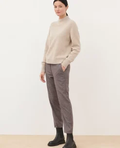 Maille|Comptoir des Cotonniers Pull Col Montant En Cachemire 8810 02 Lightgray