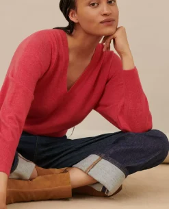 Maille|Comptoir des Cotonniers Pull En Cachemire 8899 12 Pink
