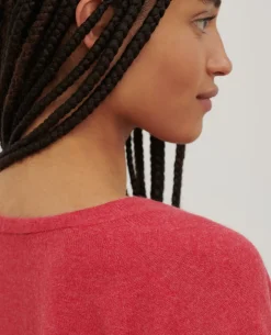 Maille|Comptoir des Cotonniers Pull En Cachemire 8899 12 Pink