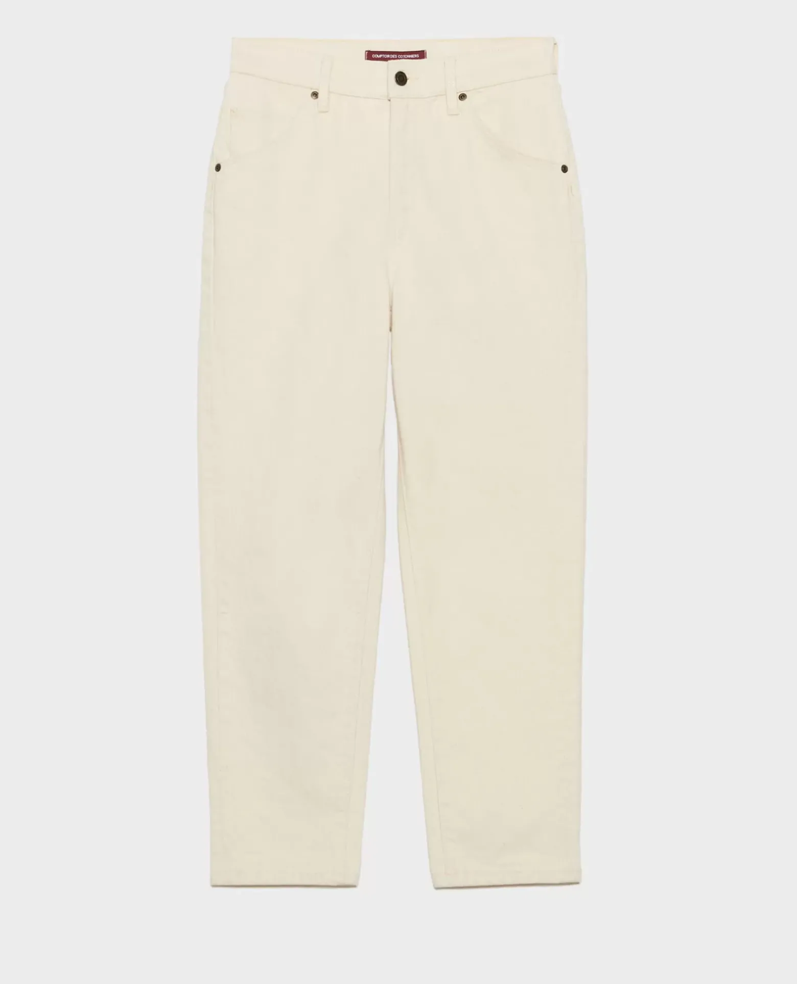 Jeans|Comptoir des Cotonniers Rita - Slouchy - Jean Ample En Coton 8904 01_Offwhite