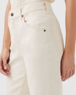 Jeans|Comptoir des Cotonniers Rita - Slouchy - Jean Ample En Coton 8904 01_Offwhite