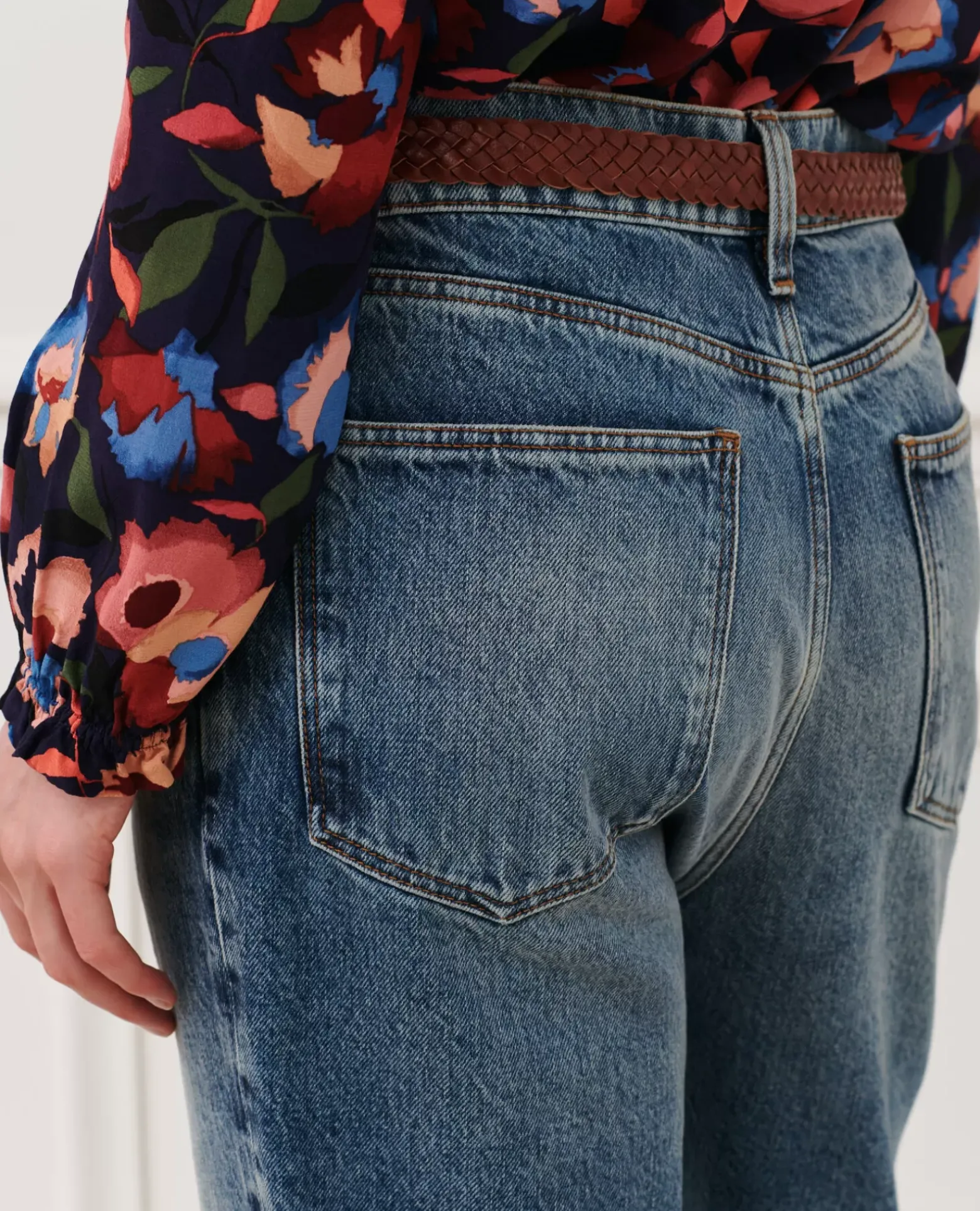 Jeans|Comptoir des Cotonniers Rita - Slouchy - Jean Ample En Coton Vintage Mid Wash