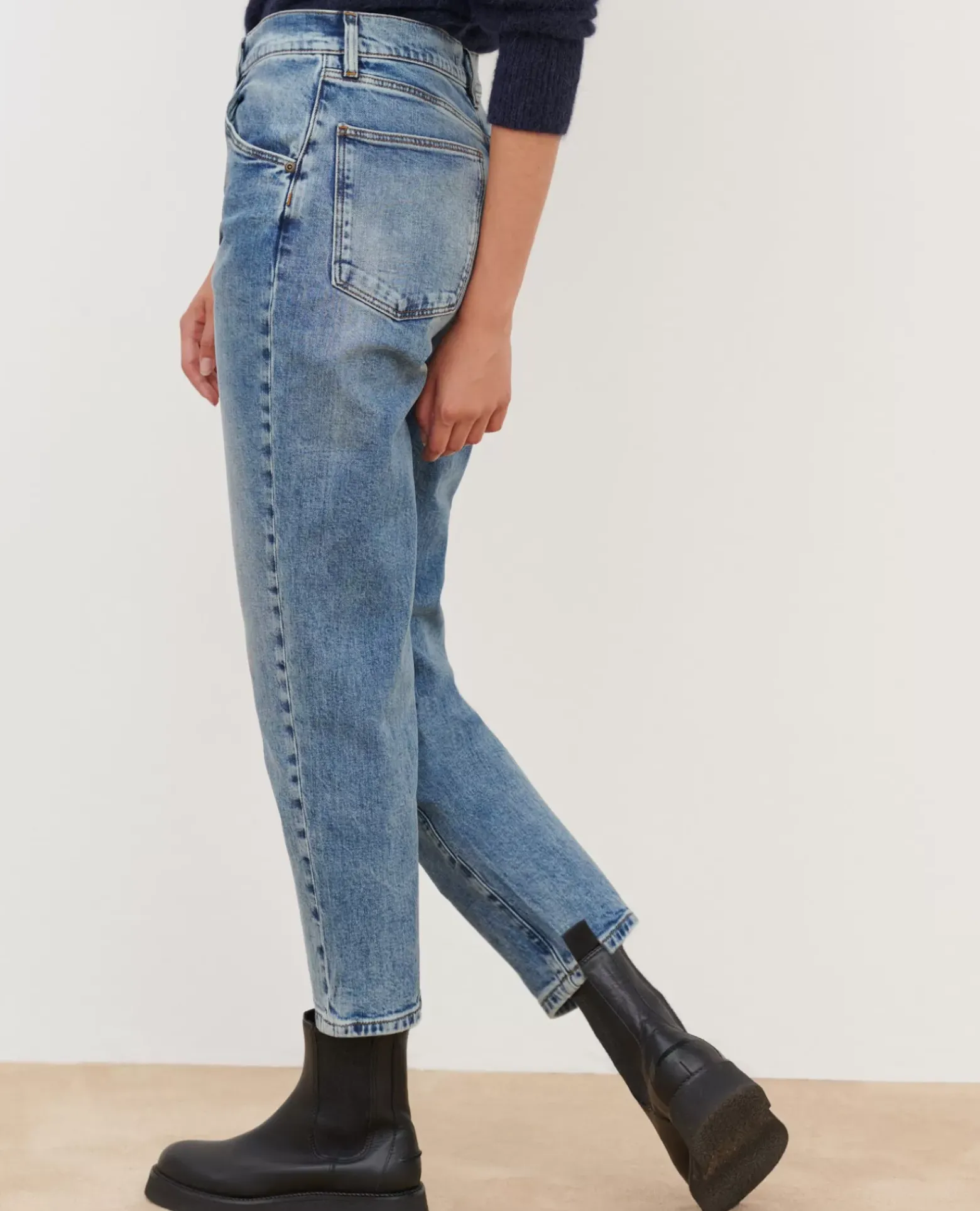 Jeans|Comptoir des Cotonniers Rita - Slouchy - Jean Ample En Coton 111 Denim Blue