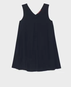 Robes|Comptoir des Cotonniers Robe Courte Fluide 0693 Navy