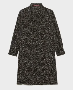 Robes|Comptoir des Cotonniers Robe Courte Imprimee 8891 09 Black